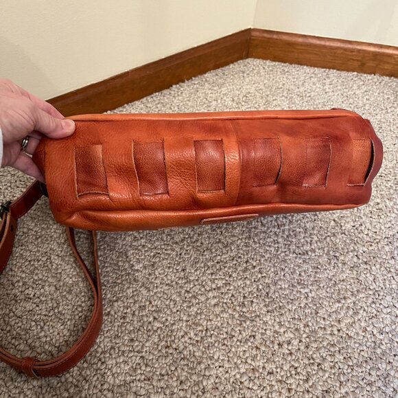Bed Stu Leather Orchid Crossbody/Handbag in Cognac Dip Dye, Gently Used - Picture 8 of 14